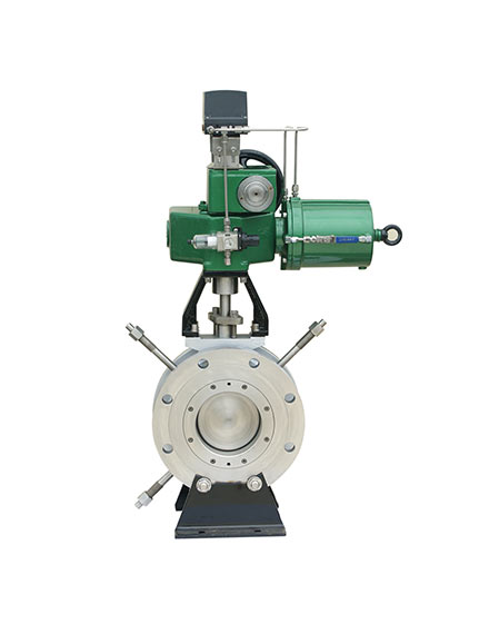 Insulation jacket sealing butterfly valve
