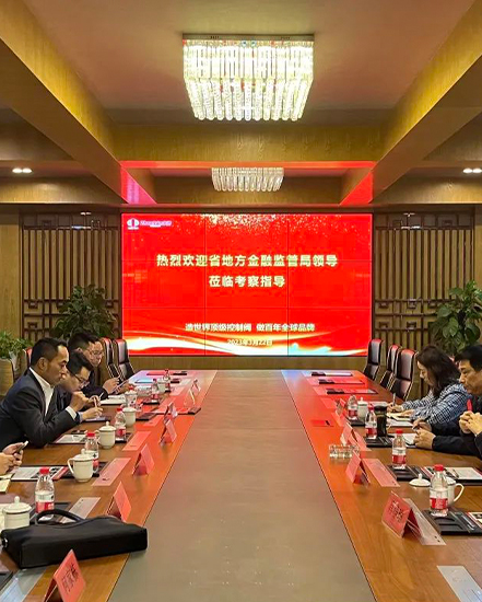 Dynamic | province local financial regulator secondary inspector Xu Surong line to our company inspection guidance